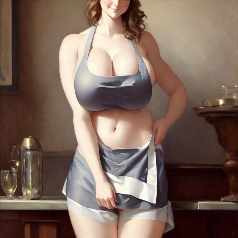 Девочки с большими сиськами арт