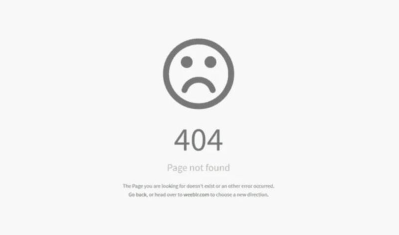 Error page not found