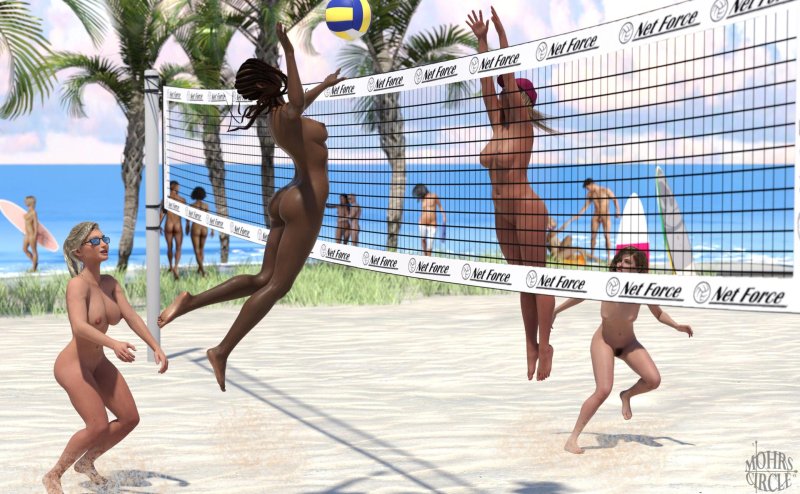 Хентай пляжный волейбол