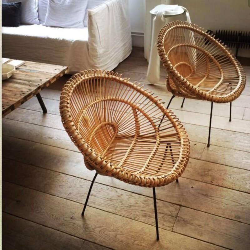 Плетеные стулья