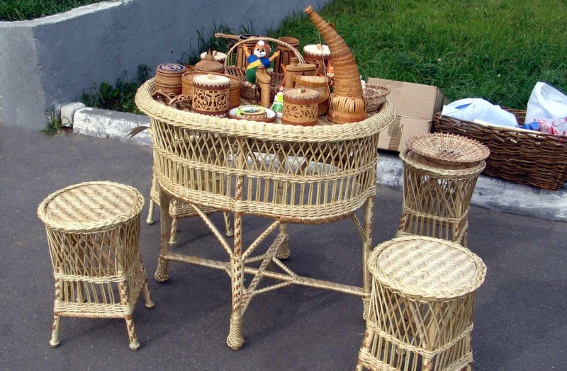 Плетеная мебель своими руками