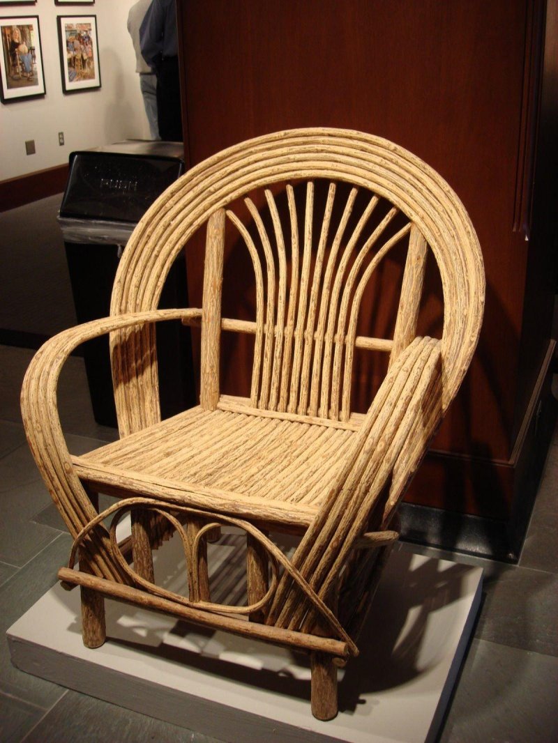 Стул ротанг wicker roderick rattan chair