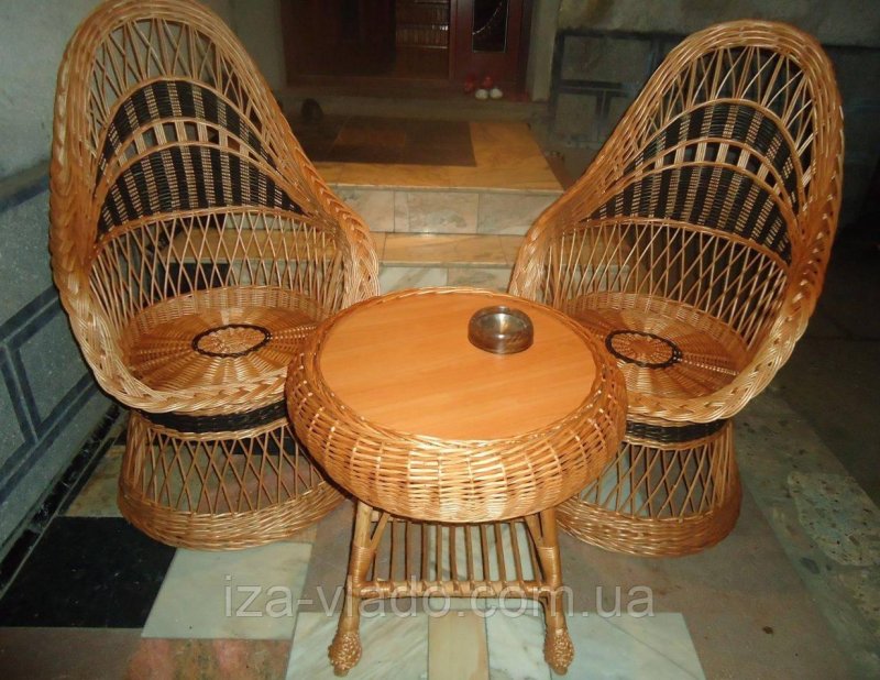 Лозоплетение мебель из лозы