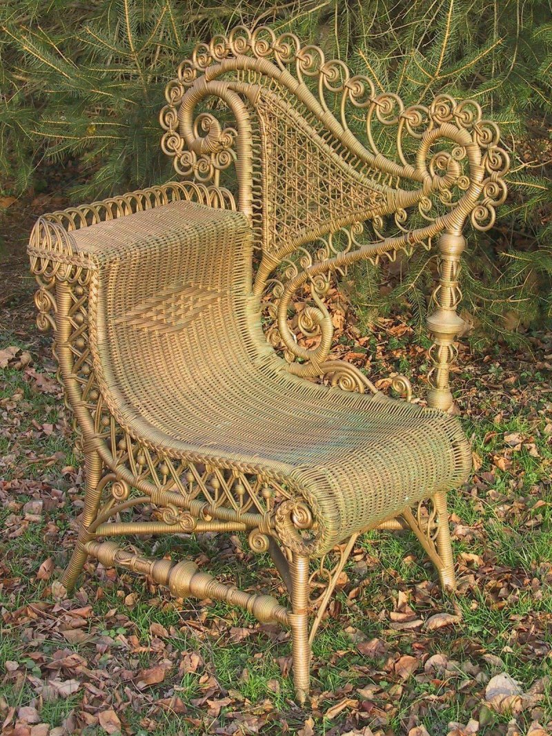 Плетеная мебель из ивовой лозы