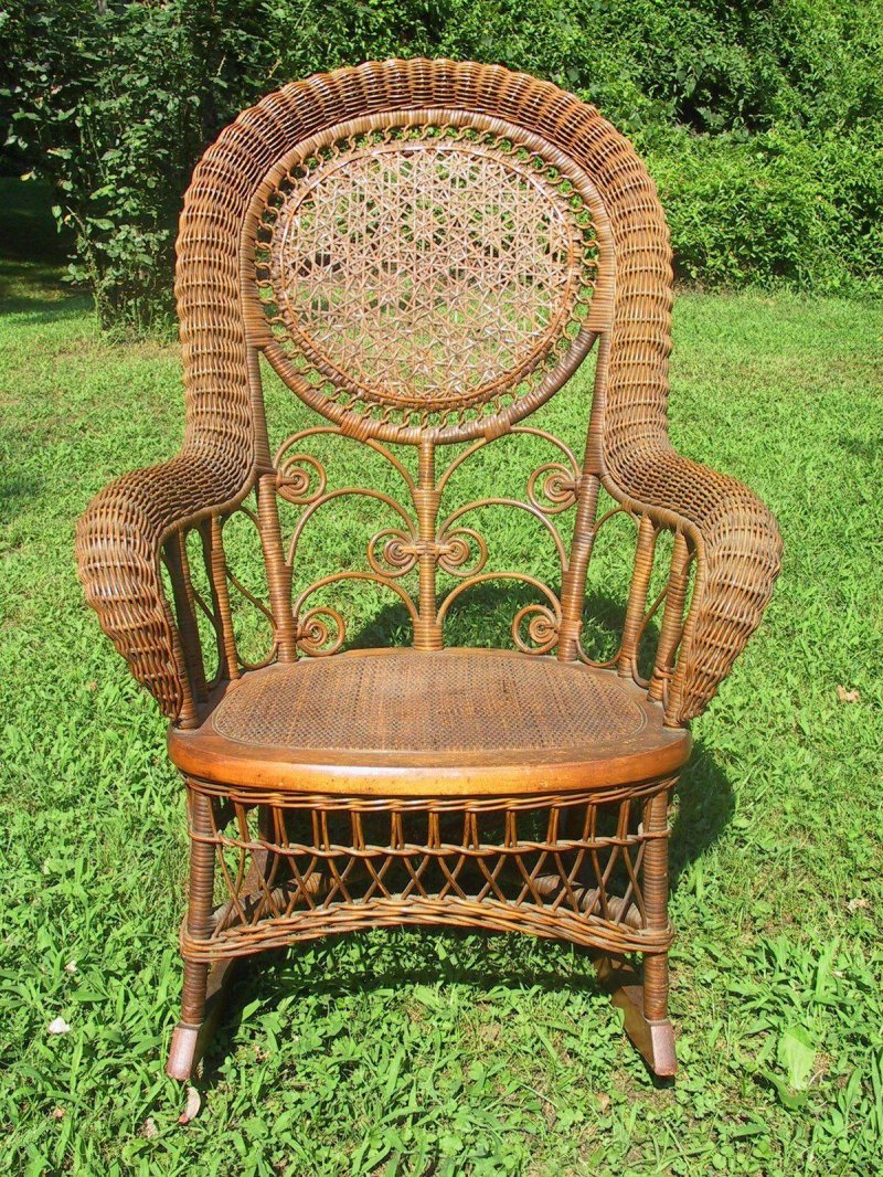 Кресло peacock ротанг
