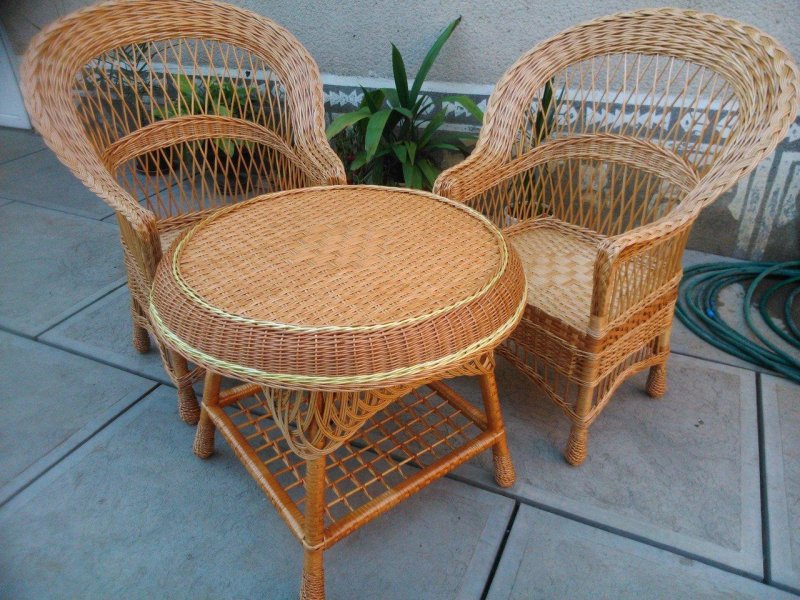 Плетение мебели из ротанга для начинающих