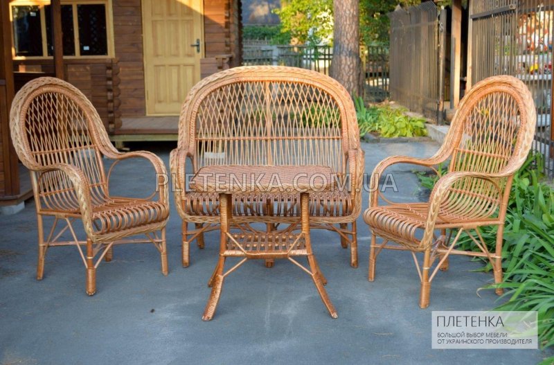 Плетеная мебель из ивы