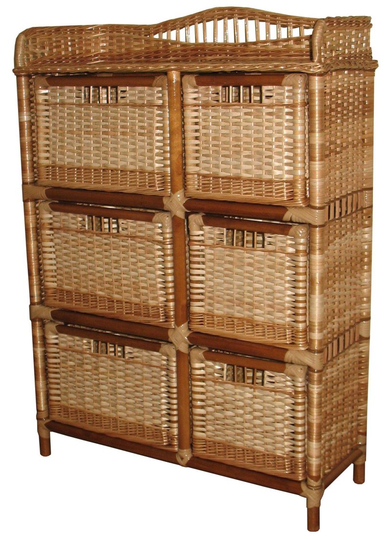 Комод плетеный