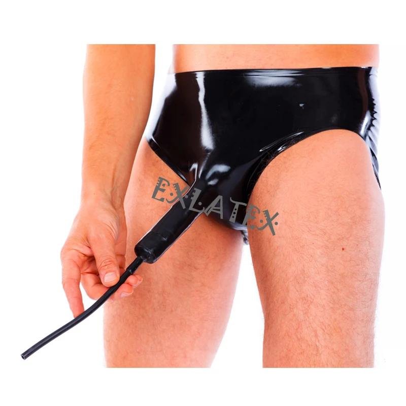 Латексные трусы мужские