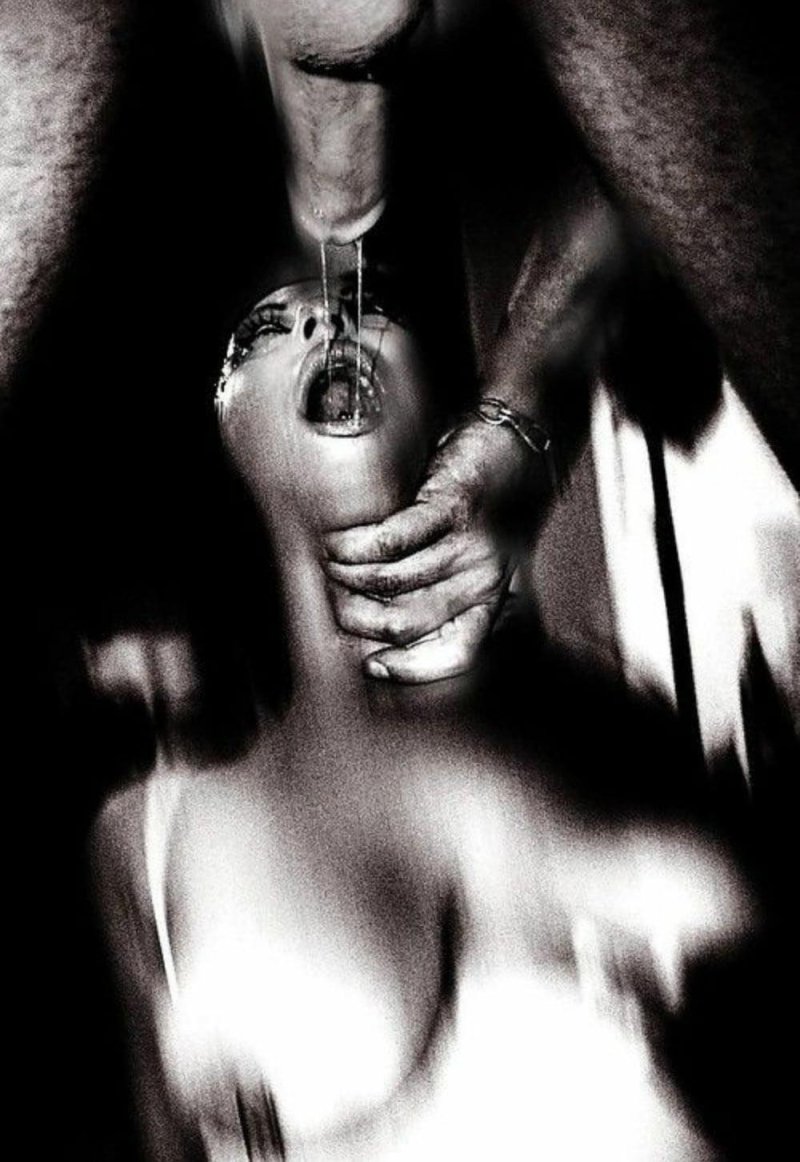 Минет черно белое