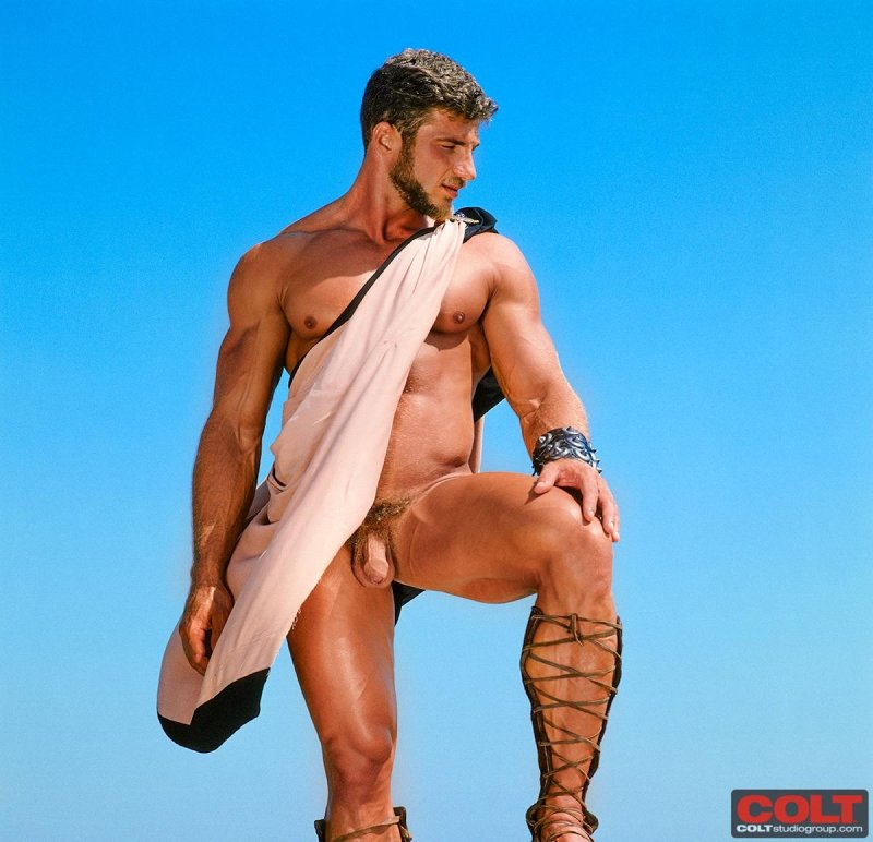 Мускулистый гладиатор