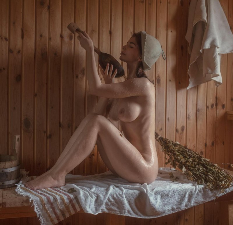 Баня девушка