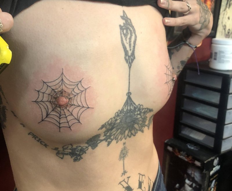 Паутина тату