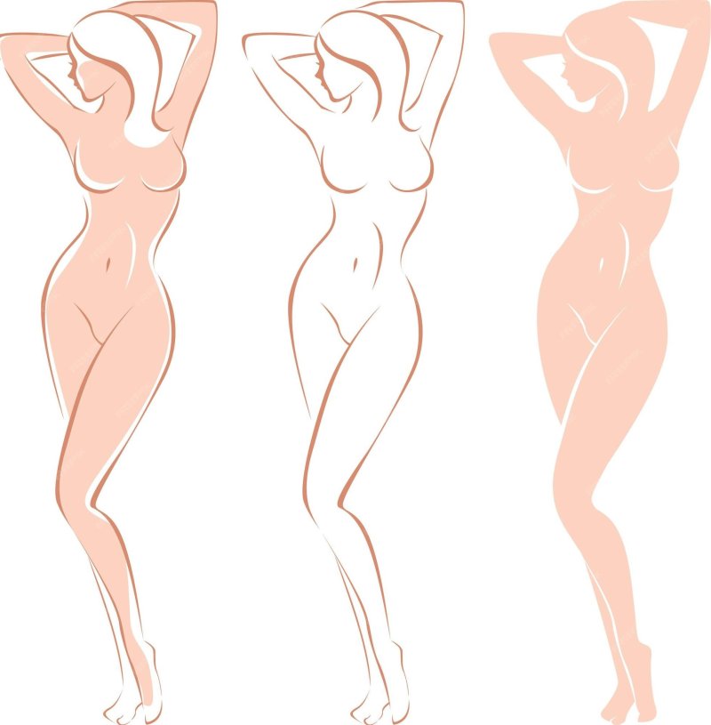 Контур женского тела