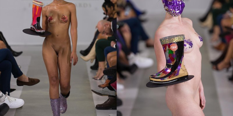 Голая мода чарли ле минду