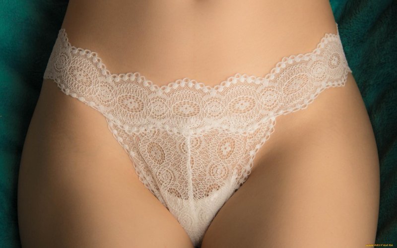 Женские кружевные трусы-стринги hanky panky