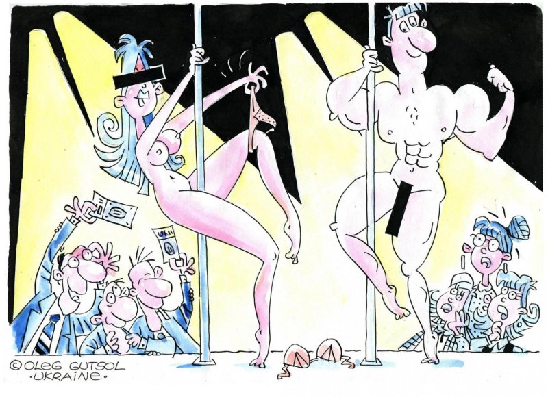 Порно карикатура