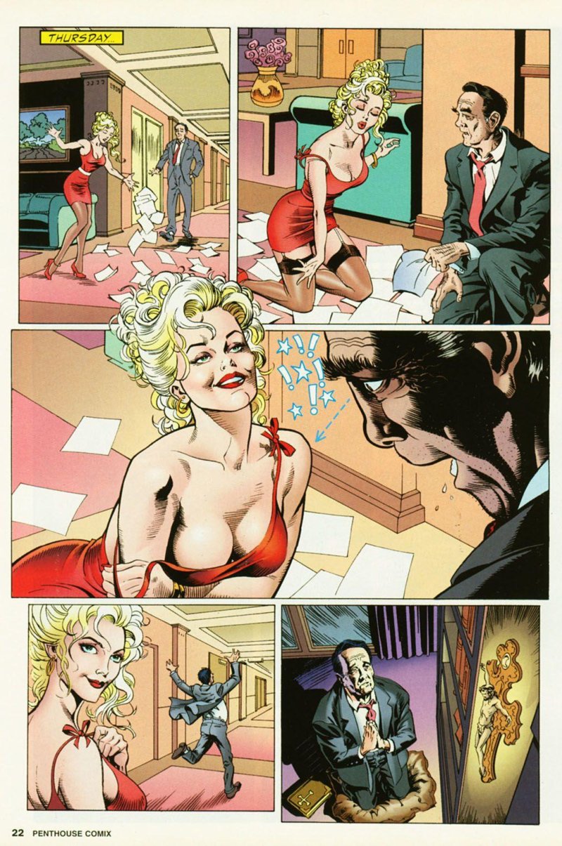 Эротический комикс детектив