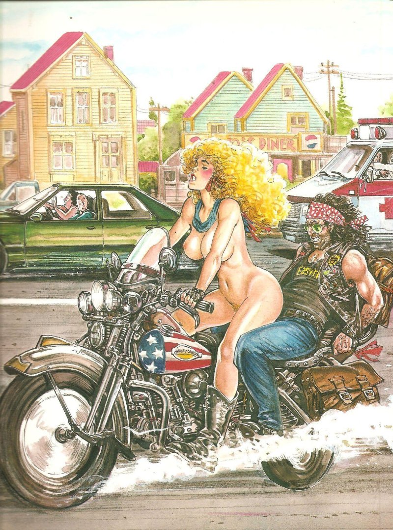 Рисунки мотоцикл