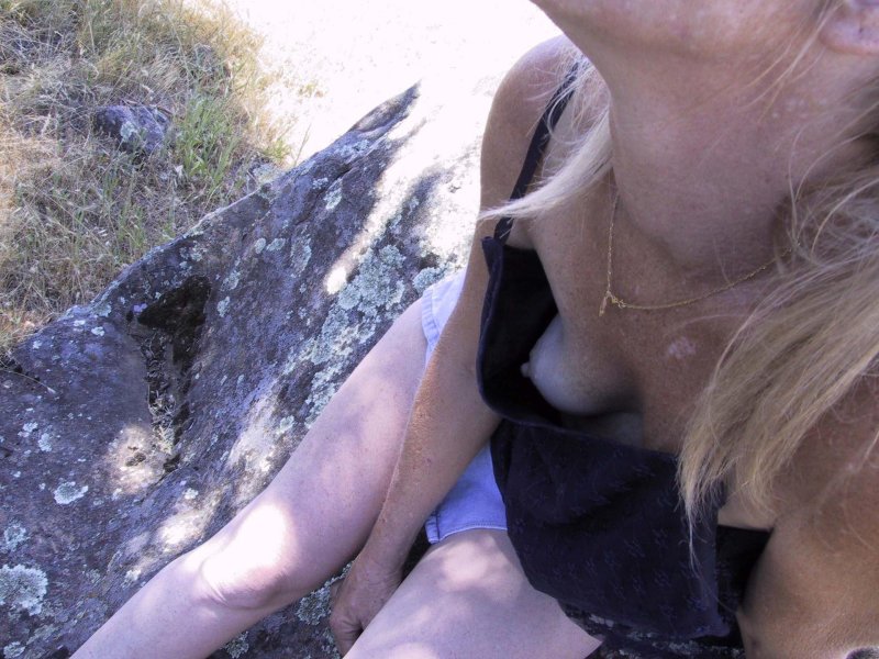 Засветила соски