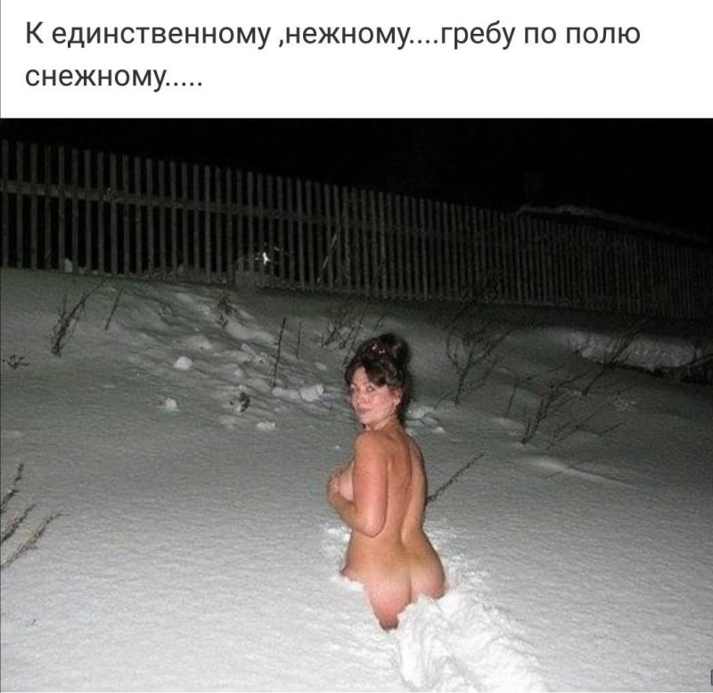 Виктория билан моржиха голышом