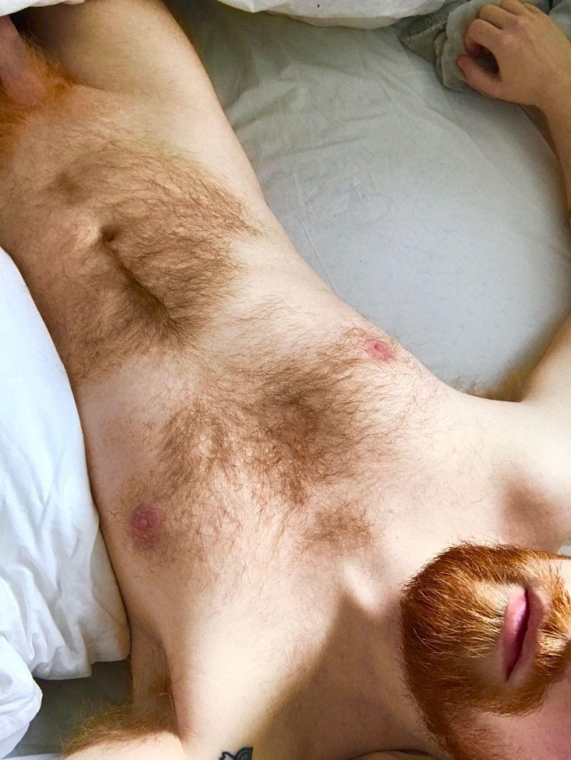 Голые волосатые рыжие парни