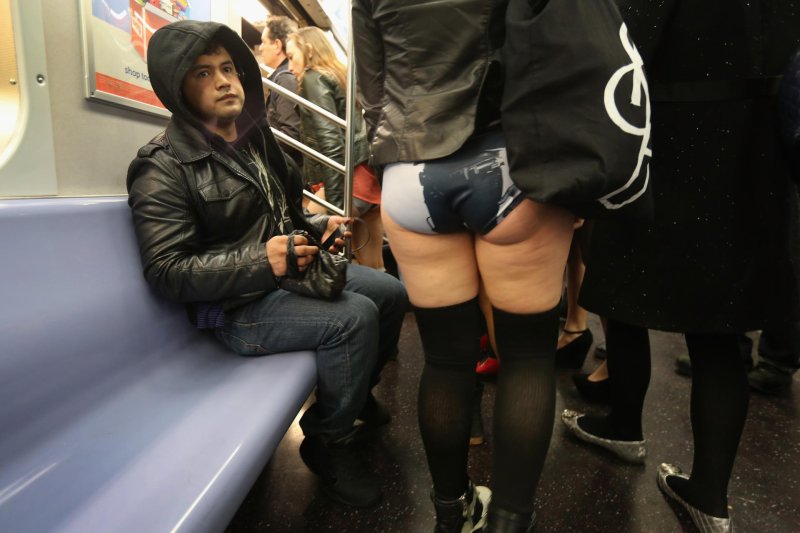 No pants subway ride