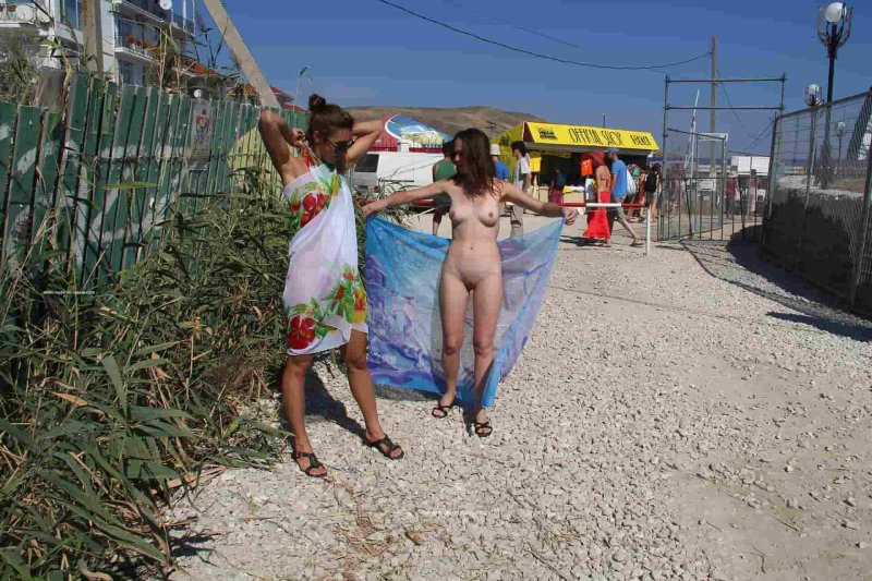 Женский эксгибиционизм в коктебеле