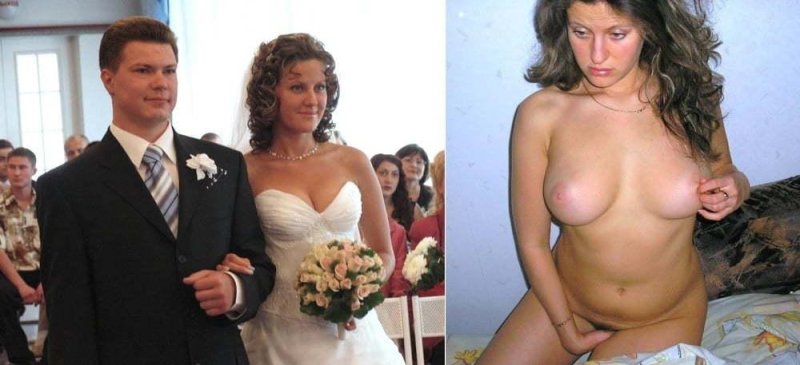 Голые невесты в одежде и без