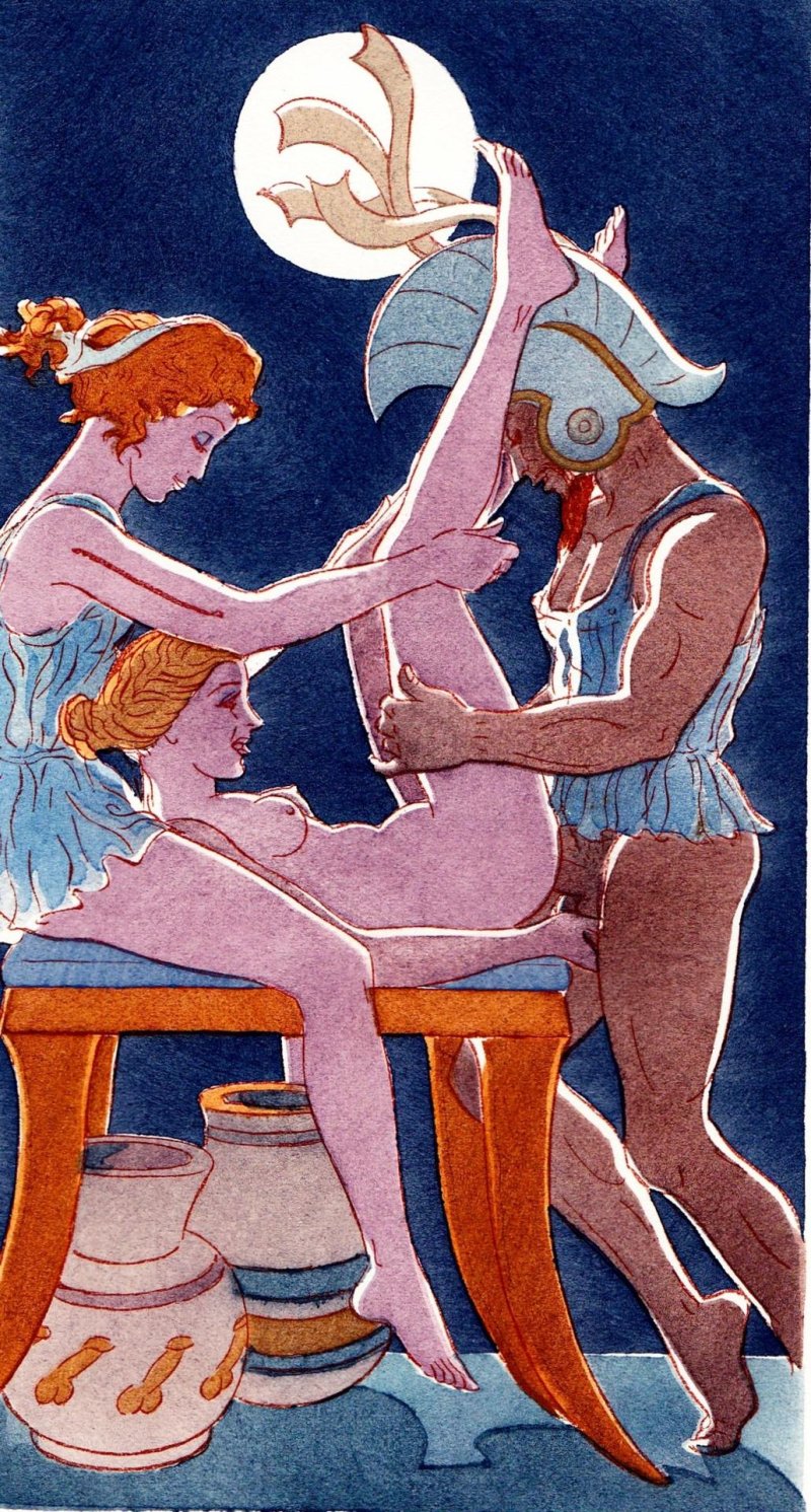 Эротические иллюстрации мифов