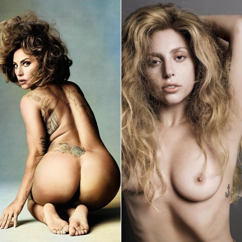 Lady gaga topless