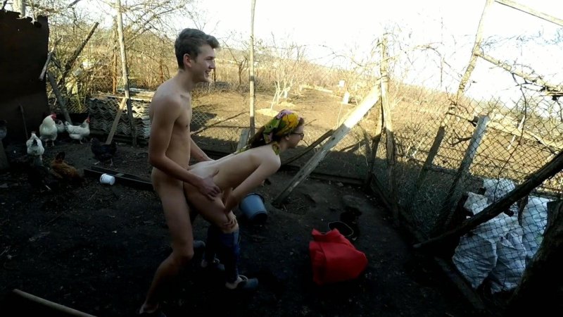 Деревенская порно