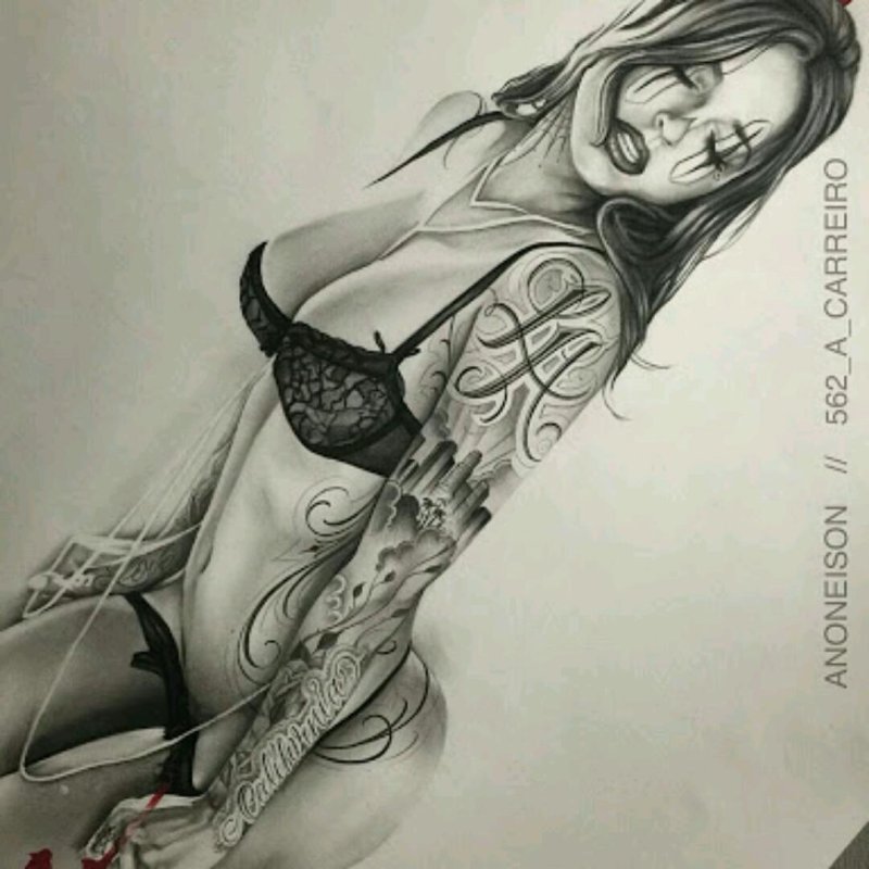 Эротические тату эскизы