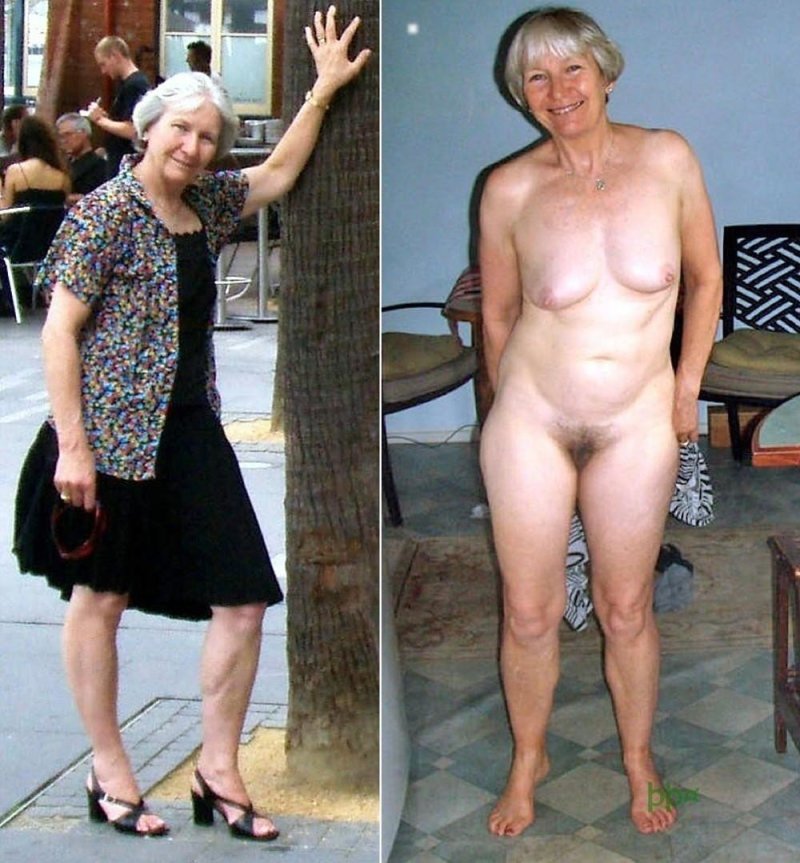 Старые дамы в одежде и без