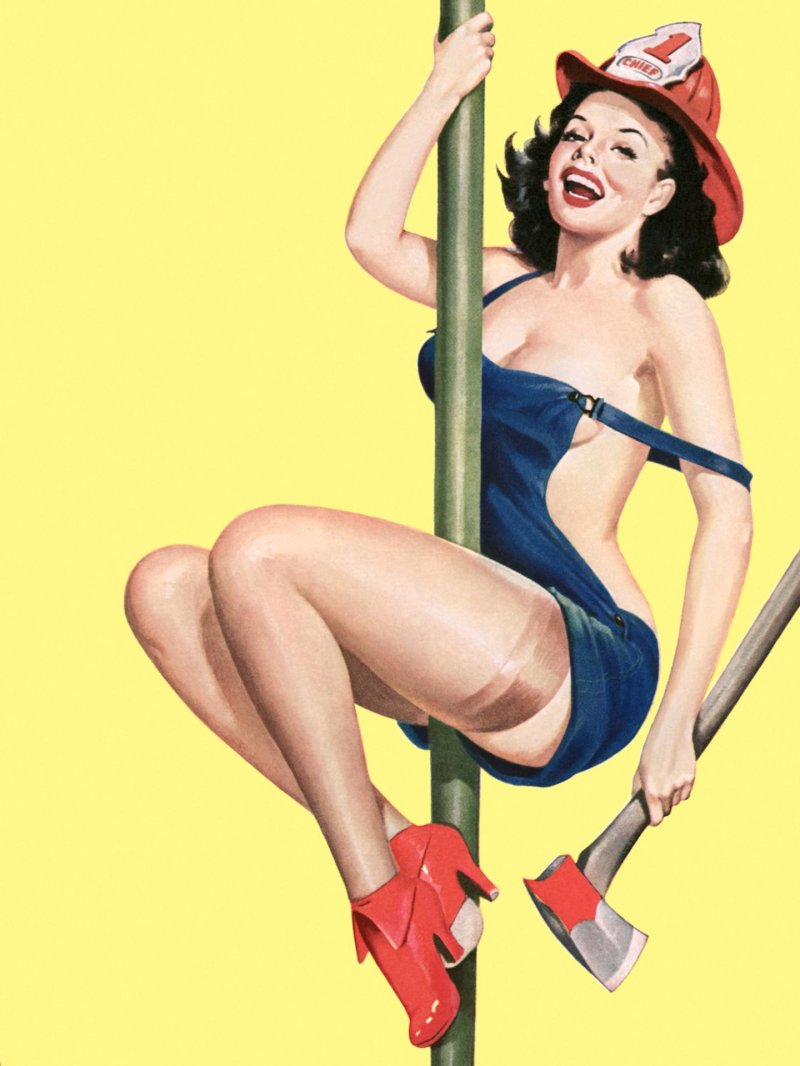 Художник джил элвгрен пин ап