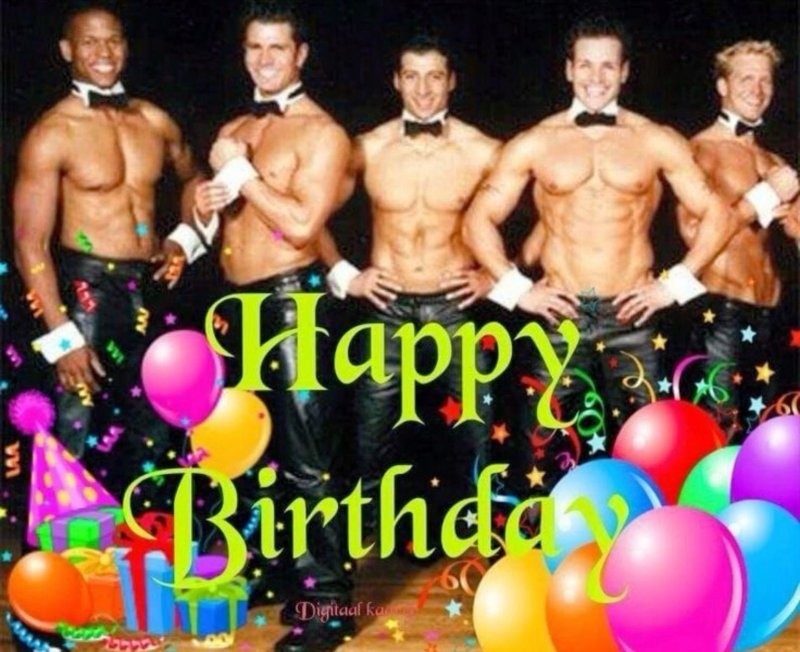 С днем рождения голые мужики