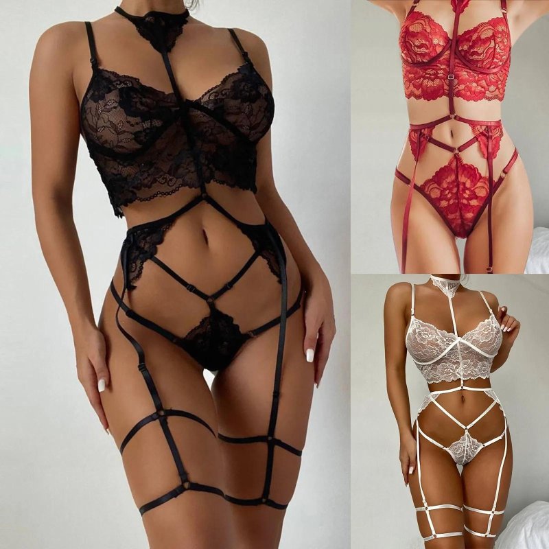 Комплект эротическое нижнее белье кружевное