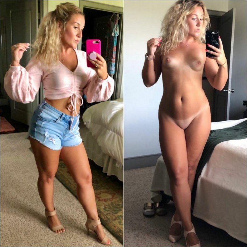 Полные девушки одетые и раздетые