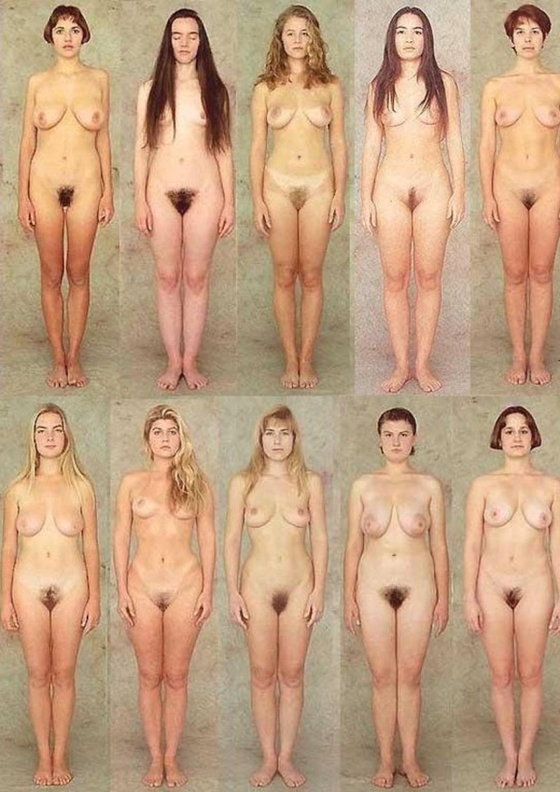 Разные фигуры голых женщин