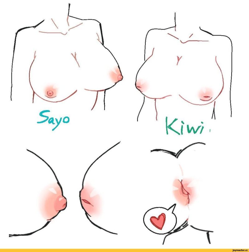 Рисунки груди