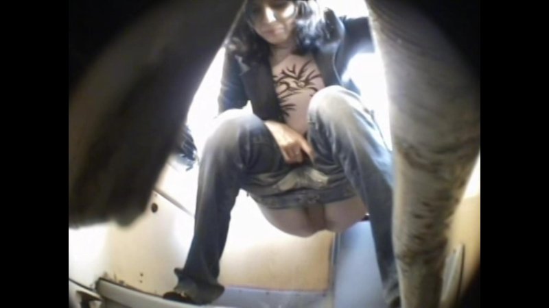 Скрытая камера в туалете поезда