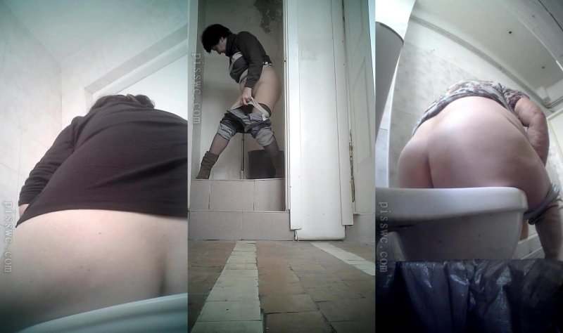 Скрытая камера в женском туалете