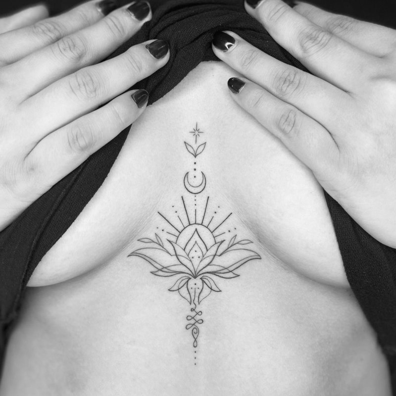 Джессика альба тату лотос