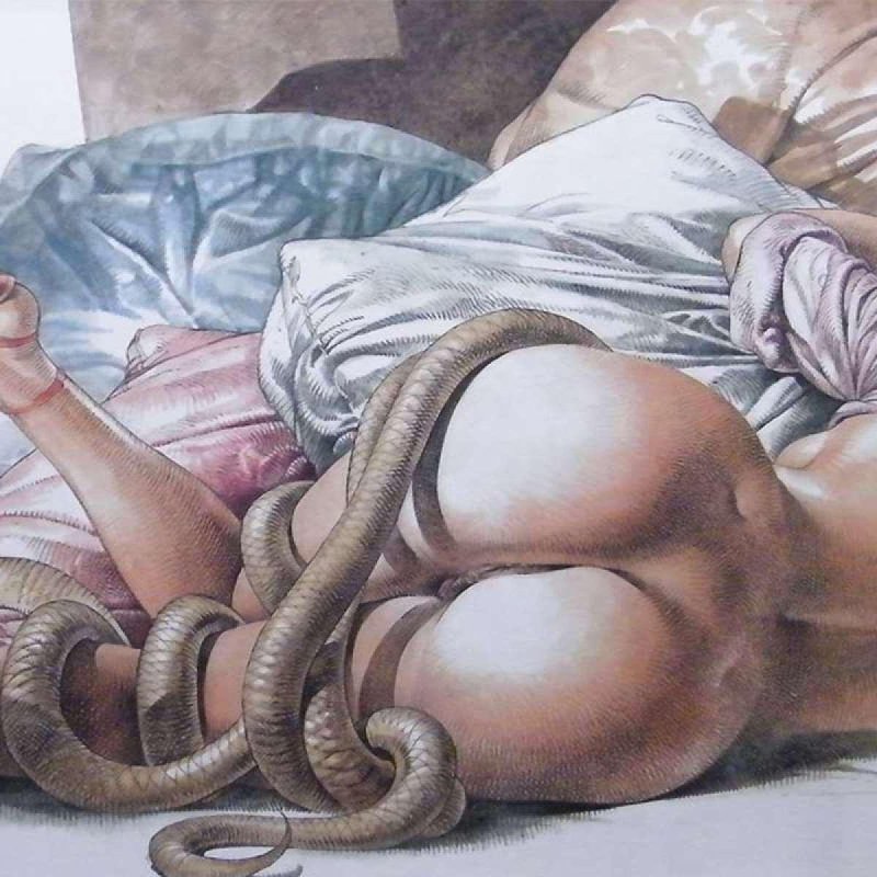 Змея девушка