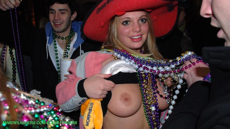 Фестиваль в новом Орлеане голые