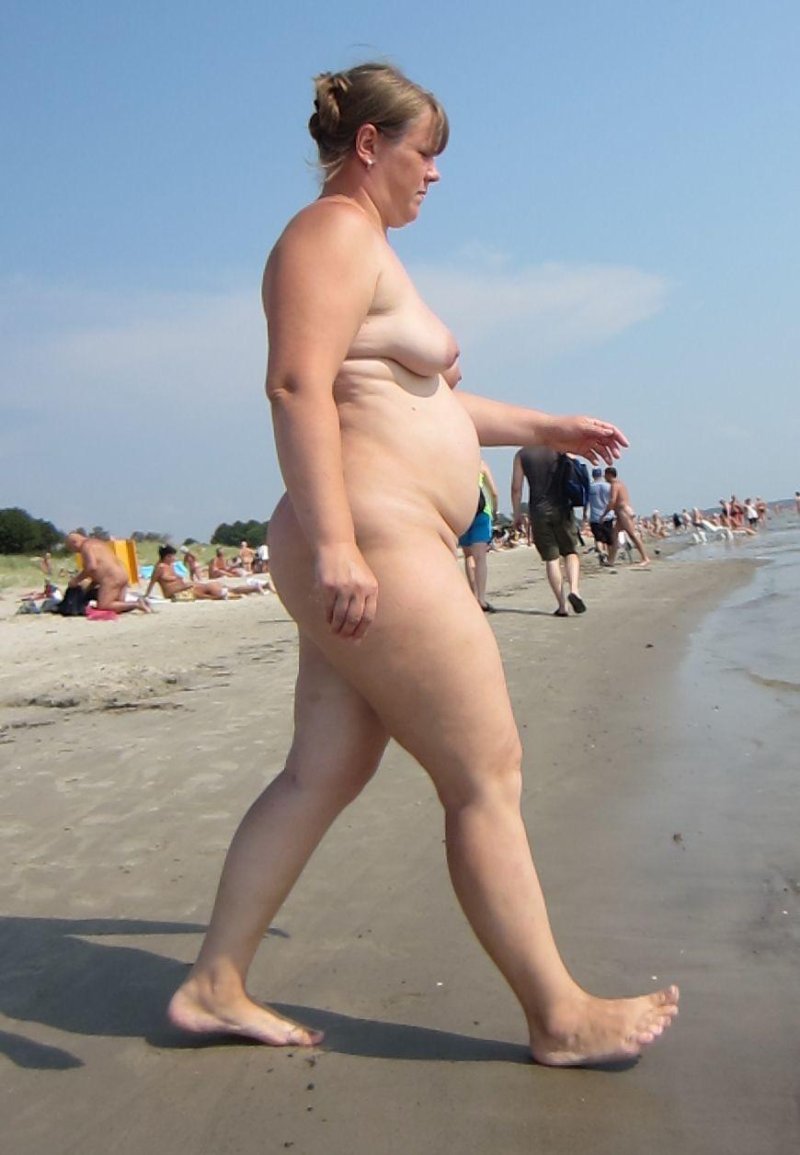 Chubby little nude Beach