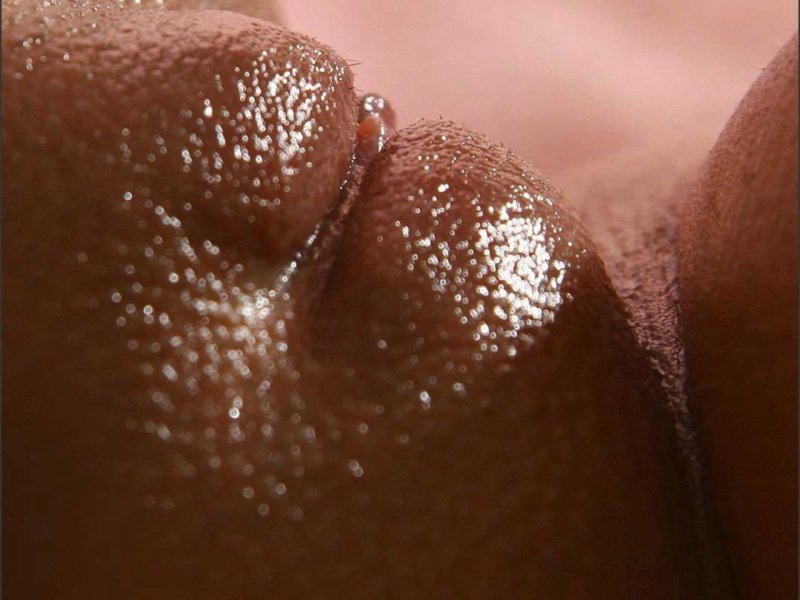 Мокрая киска крупным планом