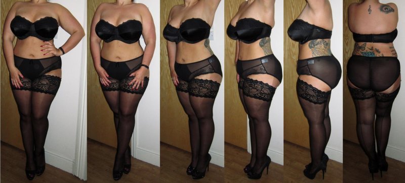 Толстые девушки в белье