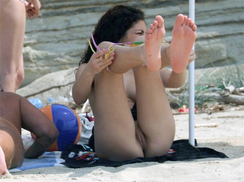 Случайно подсмотренное ню